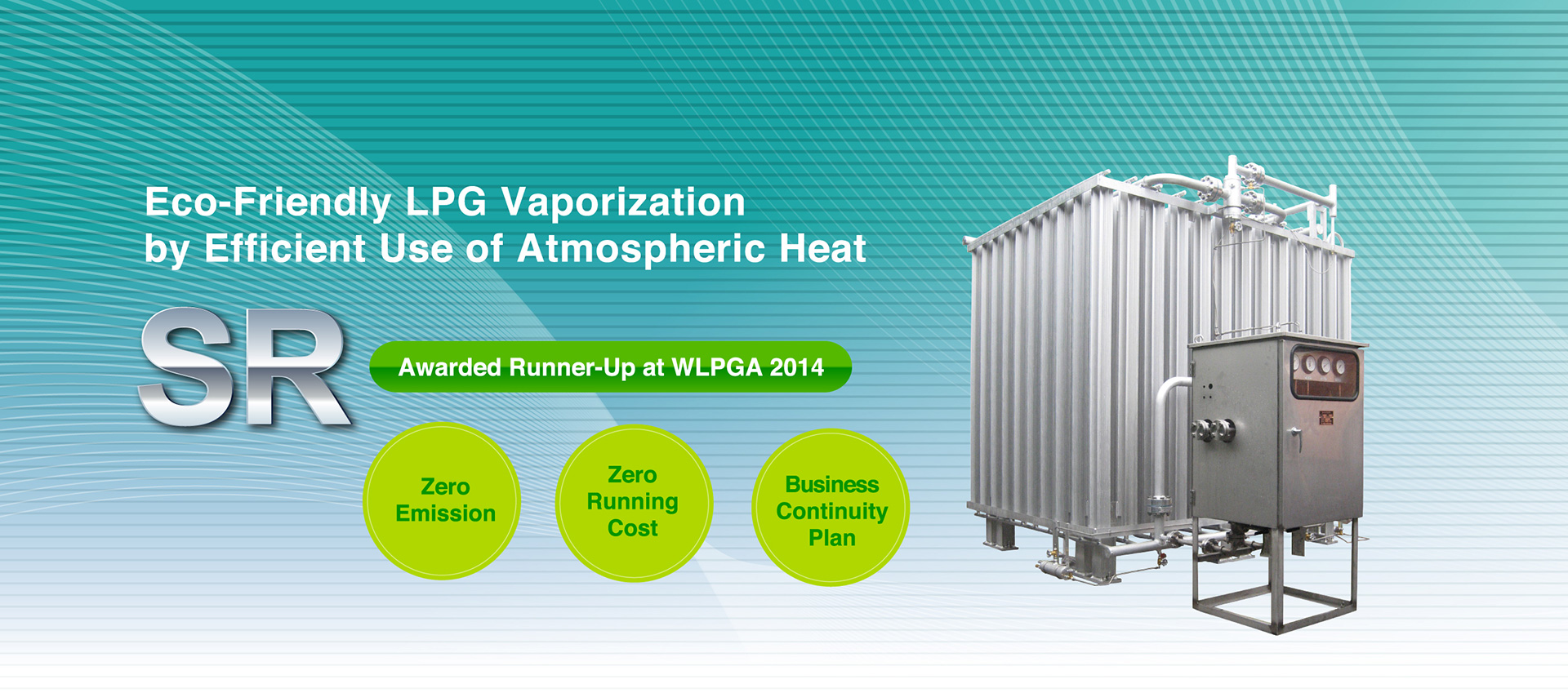 Eco-Friendly LPG Vaporization by Efficient Use of Atmospheric Heat [SR]