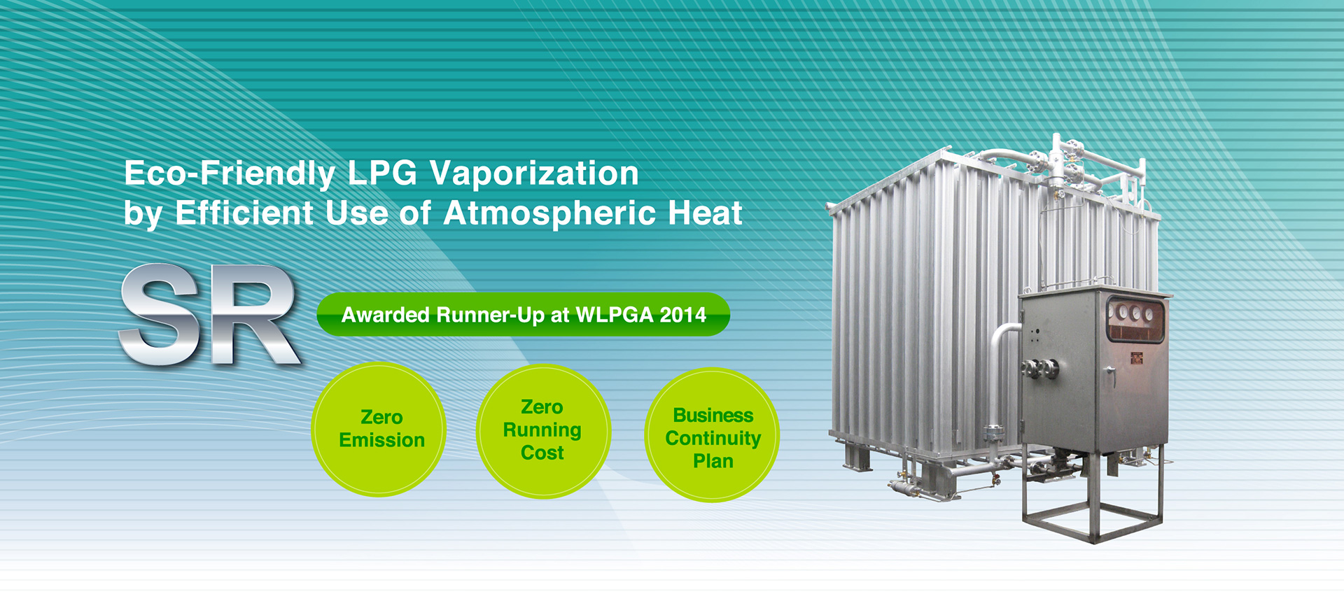Eco-Friendly LPG Vaporization by Efficient Use of Atmospheric Heat [SR]