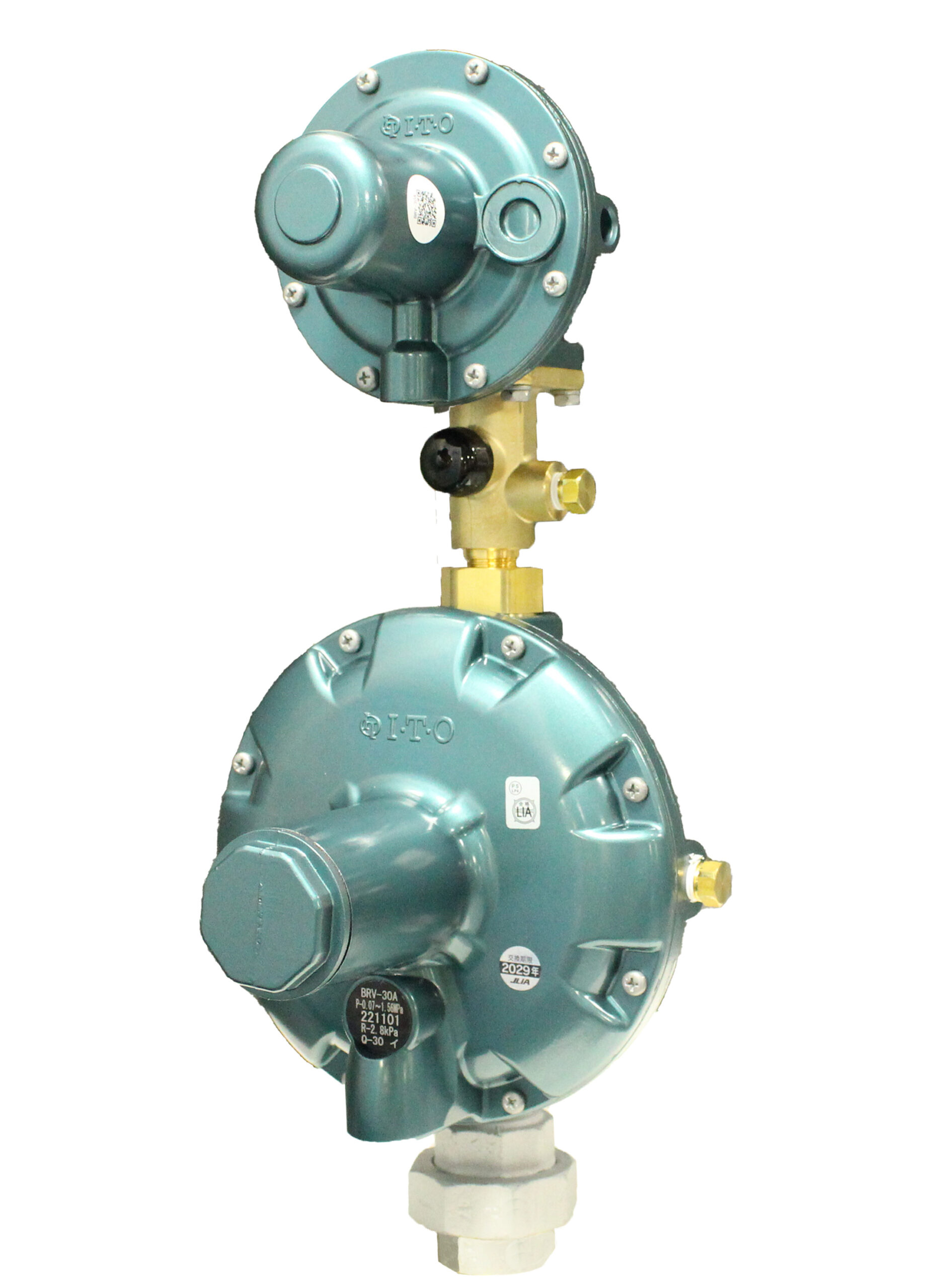 バルク用調整器（二段式一体型） - I・T・O株式会社－ガス供給・災害